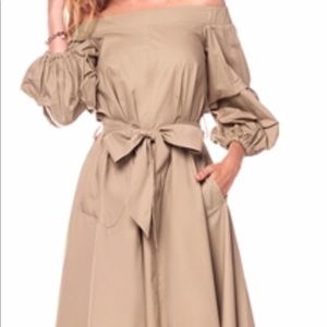 Off The Shoulder high low dress